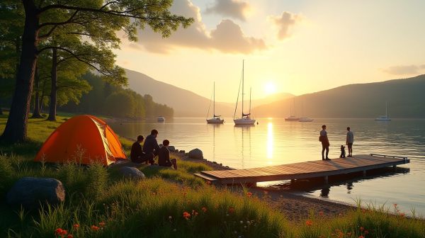 Découvrir le camping au lac du Bourget : activités et hébergements
