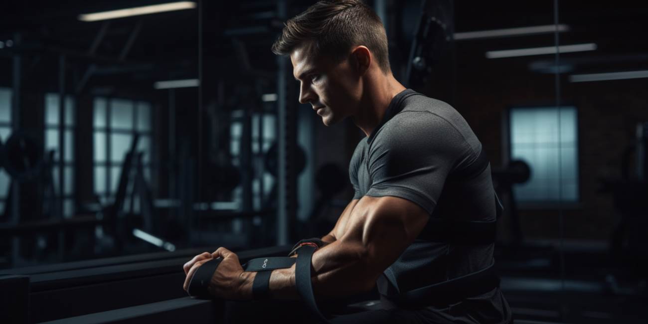Exercice triceps avec élastique